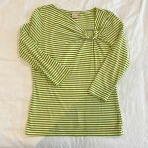 Michael Kors Striped Ring Top